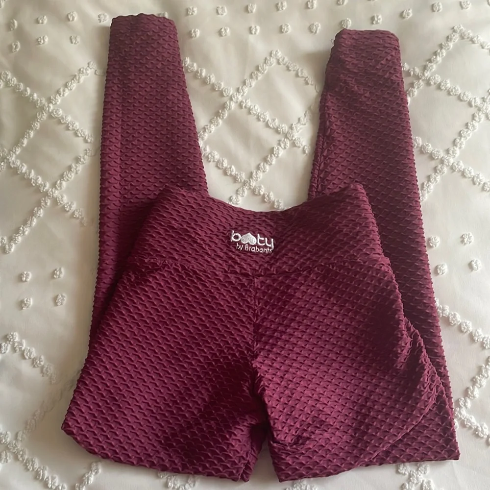 Booty By Brabants Croco Burnt Rose Leggings - Picture 4 of 7